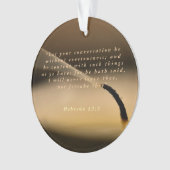 Hebreeuws 13:5 ornament (voorkant)