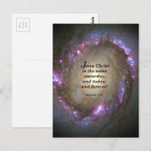 Hebreeuws 13:8 briefkaart (Voorkant / Achterkant)