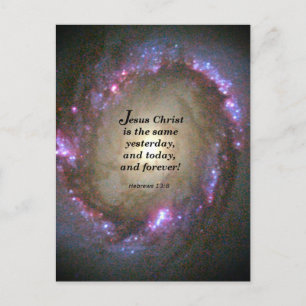 Hebreeuws 13:8 briefkaart