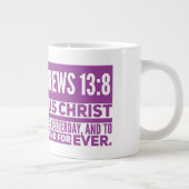 Hebreeuws 13:8 Jumbo Mok (Rechts)