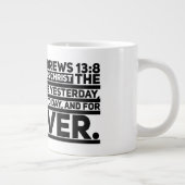 Hebreeuws 13:8 Jumbo Mok (Rechts)