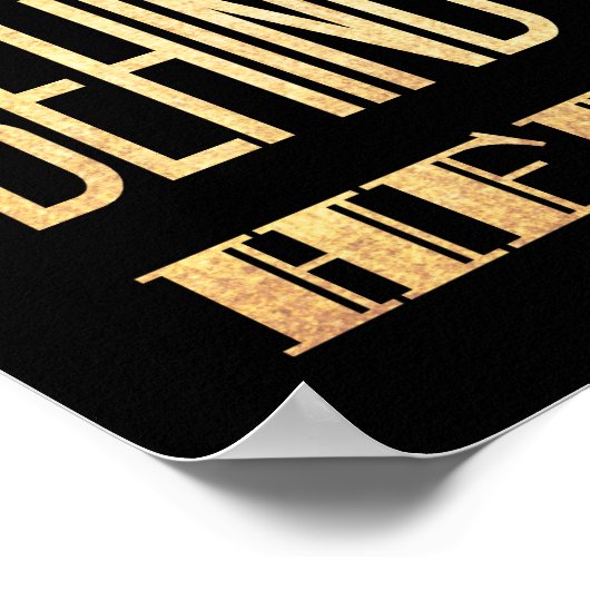 Hebreeuws 16:9-Firm en Secure-Anchor van de Soul Poster (Hoek)