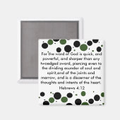 Hebreeuws 4:12 magneet (Voorkant / Achterkant)