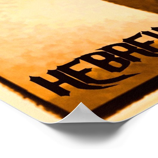 Hebreeuws 4:12 samurai poster (Hoek)