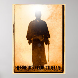 Hebreeuws 4:12 samurai poster