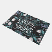 Hebreeuws 4:16 citeert zwarte ver deurmat (Schuin)