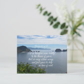 Hebreeuws 4:16 Laten we daarom moedig naar de Briefkaart (Staand voorkant)