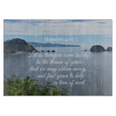 Hebreeuws 4:16 Laten we daarom moedig naar de Snijplank (Voorkant)