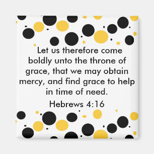 Hebreeuws 4:16 magneet