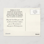 Hebreeuws 6:19 Jesus Anchor voor mijn ziel, Sailbo Briefkaart (Achterkant)