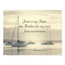 Hebreeuws 6:19 Jesus Anchor voor mijn ziel, Sailbo