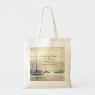 Hebreeuws 6:19 Jesus Anchor voor mijn ziel, Sailbo Tote Bag