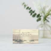 Hebreeuws 6:19 Jesus is de Anchor voor mijn ziel, Visitekaartje (Staand voorkant)