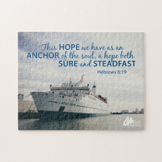 Hebreeuws 6:19 Puzzle Legpuzzel (Horizontaal)