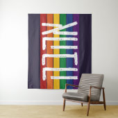 Hebreeuws "AHAVAH" = "LIEFDE" Op een Regenboog - L Wandkleed (In situ)