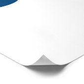 Hebreeuws Alef-Bet in Ombre Blauw Joodse Kinderen Poster (Hoek)