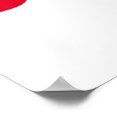 Hebreeuws Alef-Bet in Ombre Rood-Roze Joodse Kinde Poster (Hoek)