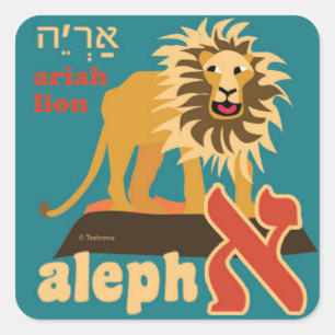 Hebreeuws Aleph-Bet Animal Stickers