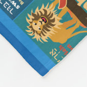 Hebreeuws Alephbet Animal Stickers-Fleece Blanket Fleece Deken (Hoek)