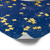 Hebreeuws alfabet in de ruimte - Cosmos joodse kin Poster (Hoek)