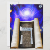 Hebreeuws Alphabet Invitation Kaart (Voorkant)