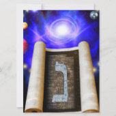 Hebreeuws Alphabet Invitation Kaart (Voorkant)