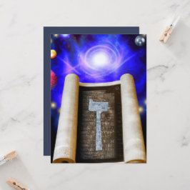 Hebreeuws Alphabet Invitation Kaart