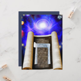 Hebreeuws Alphabet Invitation Kaart