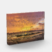 Hebreeuws "Als ik je vergeet, O Jerusalem" Psalm V Fotoblokken (Links)