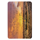 Hebreeuws "Als ik je vergeet, O Jerusalem" Psalm V Magneet (Verticaal)