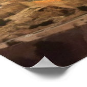 Hebreeuws "Als ik je vergeet, O Jerusalem" Psalm V Poster (Hoek)