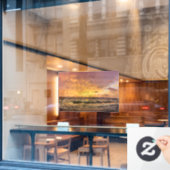 Hebreeuws "Als ik je vergeet, O Jerusalem" Psalm V Raamsticker (Cafe Raam)