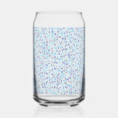 Hebreeuws Blikvorm Glas (Achterkant)