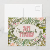 Hebreeuws Chag Sameach - Happy Holiday Waterverf Briefkaart (Voorkant / Achterkant)