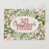 Hebreeuws Chag Sameach - Happy Holiday Waterverf Briefkaart (Voorkant)