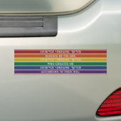 Hebreeuws Creëer volgens hun Will LGBTQ Bumpersticker (Op auto)