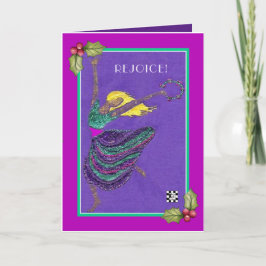 Hebreeuws Emanuel Dancer Kerstkaart Kaart