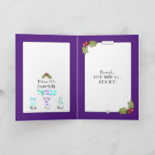 Hebreeuws Emanuel Dancer Kerstkaart Kaart (Binnen)