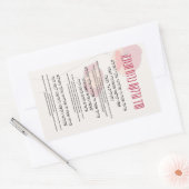 Hebreeuws en Engelse zegeningen voor Hanukkah Rechthoekige Sticker (Envelop)