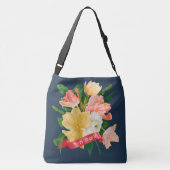 Hebreeuws: Eshet Chayil - (Joodse) Vrouw van Valor Crossbody Tas (Achterkant)