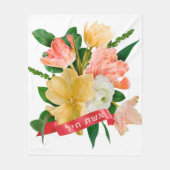 Hebreeuws: Eshet Chayil - (Joodse) Vrouw van Valor Fleece Deken (Voorkant)