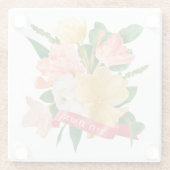 Hebreeuws: Eshet Chayil - (Joodse) Vrouw van Valor Glazen Onderzetter (Achterkant)