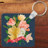 Hebreeuws: Eshet Chayil - (Joodse) Vrouw van Valor Sleutelhanger (Achterkant)