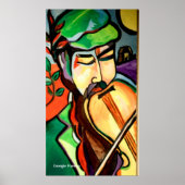 Hebreeuws Fiddler door Georgie Hanson Poster (Voorkant)