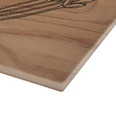 Hebreeuws Hamotzi Blessing Faux Wood Shabbat Chall Snijplank (Hoek)