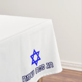 Hebreeuws Happy Passover Star of David (MED) Passo Tafelkleed (Voorbeeld)