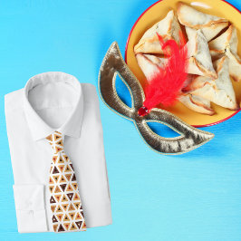 Hebreeuws Happy Purim Hamentash Stropdas