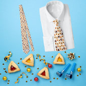 Hebreeuws Happy Purim Hamentash Stropdas