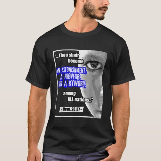Hebreeuws Israëelite Tribe Judah Byword T-shirt (Voorkant)