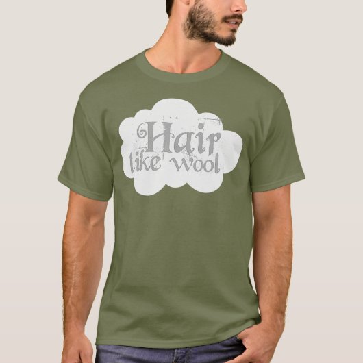 Hebreeuws Israëliet Clothing Hair like Wool Judah T-shirt (Voorkant)